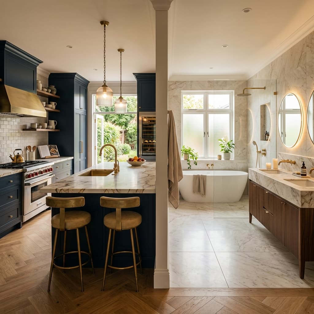 Kitchen & Bathroom